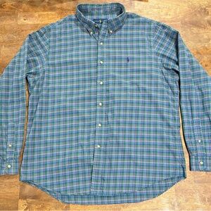 Ralph Lauren Polo Men's Long Sleeve Button Up Shirt Plaid X-Large